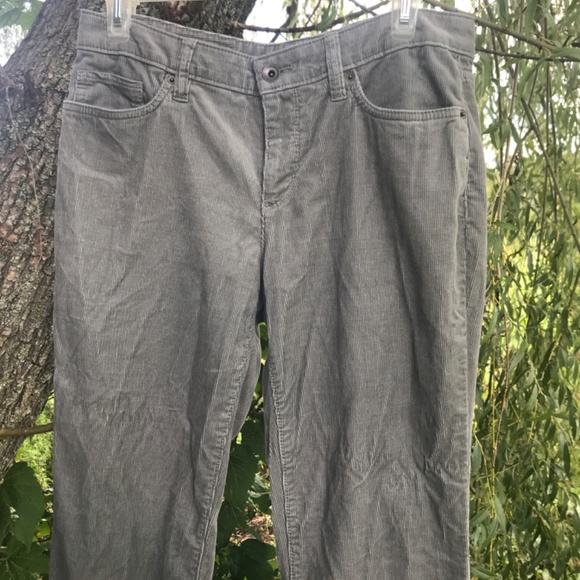 🍂5/30$!! EUC Land’s End Grey Corduroy Bootcut Pants - Picture 2 of 10